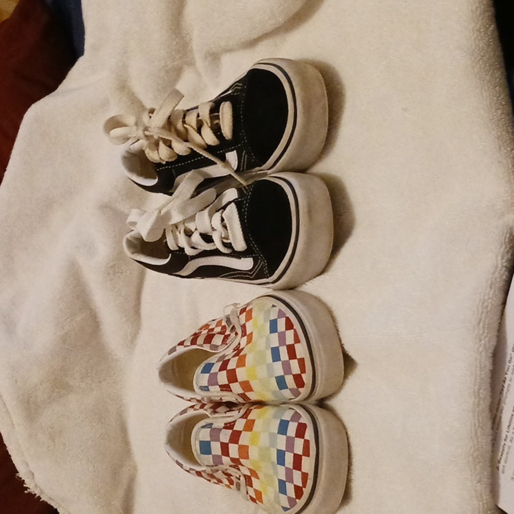 2 pair of Van sneakers
